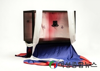 Hamjinabi installation pictured in the article on Seongbuk’s March 2022 exhibition